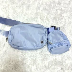 NWOT Lululemon Pastel Blue Everywhere Belt Bag and city adventurer nano backpack